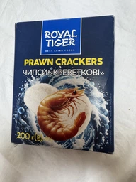 Чипсы рисовые Royal Tiger со вкусом креветки 200 г (0.2 кг) (4820178464192) фото от покупателей 1