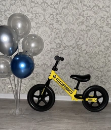 Дитячий беговел велобіг Corso Sprint JR-01258 сталева рама колесо 12" EVA піна Оранжевий фото від покупців 5