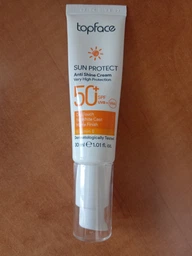 Солнцезащитный крем TopFace Sun Protect Anti-Shine Cream SPF 50+ 30 мл (8681217251342) фото от покупателей 6