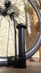 Ручной насос для велосипеда WEST BIKING N5566 велосипедный мини-насос c 3 насадками для шин / мячей, черный (102621923) фото от покупателей 1