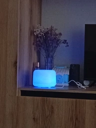Зволожувач повітря нічник аромадифузор ультразвуковий для дому з led підсвічуванням на 7 кольорів і пультом 500 мл