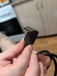 Кабель Vention HDMI v2.0 4K-60Гц Male to Male Adapter 90° Degree правий 3 м (AARBI)