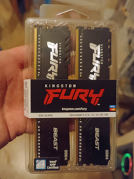 Оперативная память Kingston Fury DDR4-3200 32768MB PC4-25600 (Kit of 2x16384) Beast Black (KF432C16BB1K2/32)