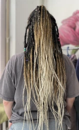 Канекалон Easy Braid сіро-коричневий теплий беж Блонд Довжина 65 см Вага 90 грам Низькотемпературний 100-150°С FR-28 фото від покупців 1
