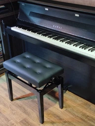 Банкетка для фортепиано GEWA Deluxe Leather Black High Gloss (G-130300)