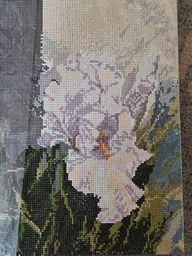 Алмазная мозаика ColorArt Цветы Белые ирисы 40х50 SP104 фото от покупателей 3