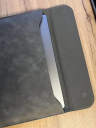 Чохол конверт для ноутбука з Еко-замші DDC для Macbook Air Pro 13"-14" Темно-сірий (DDC-PU09)