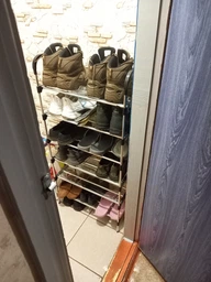 Полка для обуви Shoe Rack 6 полок (8068) Черный фото от покупателей 7
