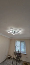 Керована світлодіодна Смарт люстра ESLLSE OTTO 11R 130 Вт 975x80 мм Чорна з пультом ДУ для кухні, спальні, вітальні фото від покупців 2