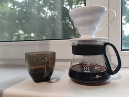 Набір Пуровер HARIO V60 01 прозорий + сервер 360 мл + фільтри V60 40 шт