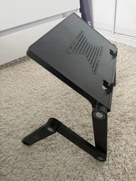 Столик для ноутбука трансформер lowfreetable-3 Black (до 15.6") алюмінієвий з пасивним охолодженням фото від покупців 2