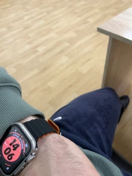 Силіконовий ремінець Fruct Ocean для Apple Watch 42/44/45/46/49 mm White Black фото від покупців 2