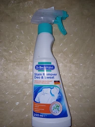 Плямовивідник Dr. Beckmann спрей від плям дезодоранту і поту Fleckenspray Deo&Schweiss 250 мл. фото від покупців 1