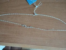 Срібне кольє Мама 40