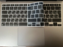 Накладка на клавиатуру Fruct для MacBook Air 13 2020/MacBook Air 13 M1 (2021) EU Черная Украинские буквы