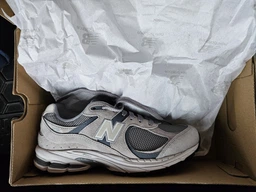 Мужские кроссовки New Balance 2002R M2002RST 41.5 (8US) Серые с белым (196432152483)