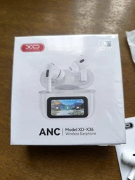 Наушники XO X36 TWS с сенсорным дисплеем Белый (XO-X36-WH)