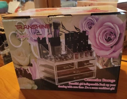 Oрганайзер для косметики Cosmetic Storage Box Акриловый (YU227) фото от покупателей 17