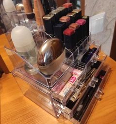 Oрганайзер для косметики Cosmetic Storage Box Акриловый (YU227) фото от покупателей 15