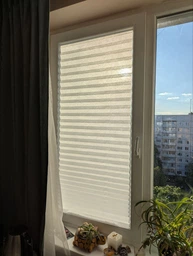Самоклеящиеся шторы-плиссе Schottis на клейкой ленте с зажимами 90x190 см 202.422.821 фото от покупателей 3