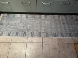 Прорезиненный Безворсовый Коврик на Кухню Kitchen 1924719 Бежевый 67х200 см фото от покупателей 6