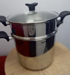 Каструля з кришкою та паровим кошиком Tefal Primary 24 см 9 л  (E3089514) фото від покупців 6