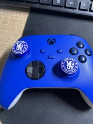 Силіконові накладки на стіки FC Chelsea для геймпадів Sony DualShock PS4 / DualSense PS5 / Xbox Series|One / Pro Controller (2шт.) [455862759]