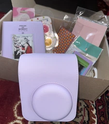 Fujifilm Instax Mini 12 Blossom Pink (Рожевий) / Подарунковий набір All-in-One / Камера + Чохол + 20 фото + Альбом 64 фото + аксесуари (рамки, лінзи) / Premium Set фото от покупателей 3