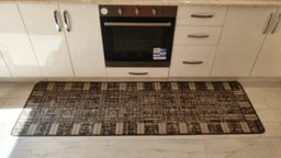 Прорезиненный Безворсовый Коврик на Кухню Kitchen 1924719 Бежевый 67х200 см фото от покупателей 4
