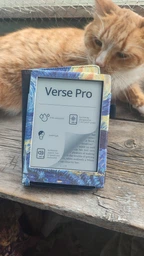 Чохол PocketBook 634 Verse Pro Azure з ремінцем для руки та підставкою Ван Гог "Зоряна Ніч" (7706859)