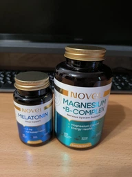 Магний, Мелатонин, Magnesium №60, Melatonin №60, NOVEL, Набор витаминов жевательных, цена за 2 банки фото от покупателей 11