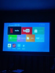 Проектор HY300 PRO MAGCUBIC — портативный смарт-проектор на Android 14, 4K, Wi-Fi, Bluetooth, пульт Д/У, для дома и офиса (700145)