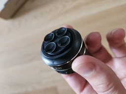 Вібраційна Bluetooth міні колонка 3W / BT 5.3 / TWS / з ремінцем Black фото від покупців 4