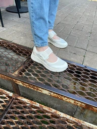 Женские балетки Skechers 38 Белый 117105 WHT фото от покупателей 3