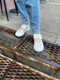 Женские балетки Skechers 38 Белый 117105 WHT фото от покупателей 2
