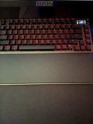 Клавиатура беспроводная ASUS ROG Azoth Extreme NX Snow Eng Wireless/Bluetooth/USB Black (90MP03MA-BKUA01)