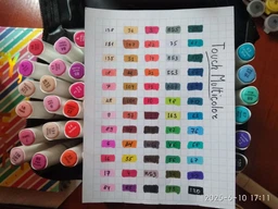 Двосторонні маркери для малювання та скетчингу Touch Multicolor набір на спиртовій основі 40 штук фото від покупців 5