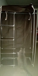 Шкаф складной каркасный STORAGE WARDROBE 68110 110 х 45 х 175 см Розовый тканевый (68110SWSHKBC13) TIN66 фото от покупателей 3
