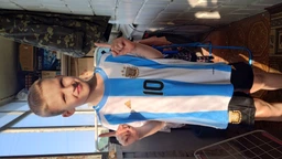 Дитяча футбольна форма Adidas Messi №10 Argentina 2024-2025, розмір 22 (зріст 125-130 см), біло-блакитна фото від покупців 1