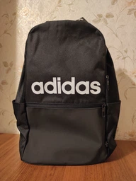 Рюкзак спортивный тканевый 22,75 л вмещает формат А4 Adidas Clsc Bp Day JD9567 Black/White (4067901254037) фото от покупателей 13