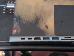USB Хаб HUB Type C 4K HDMI Type-C USB-3.0/2.0 TF/SD Картридер RJ45 PD 8 в 1 Kayfovo UH-TP8