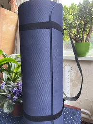 Килимок (мат) спортивний 4FIZJO TPE 180 x 60 x 1 см для йоги та фітнесу Pink/Grey (P-5907739311900) фото від покупців 1