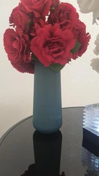 Ваза для цветов MBM HOME пластиковая 23 см DH-FLOWERS-05 CORAL Коралловая