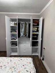 Шафа розпашна для одягу Doros Гелар 155х49,5х203,4 см Білий (DRS-011100) фото від покупців 5