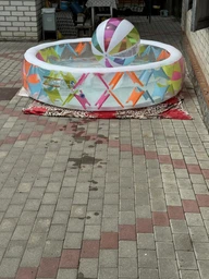Детский надувной бассейн Intex Ромбы 229х56см объем 772л 56494