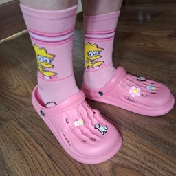 Носки The Simpsons Lisa Geekazoid 1-pack 35-41 pale pink 13057681-8 фото от покупателей 1