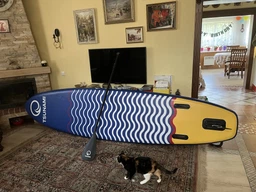 Надувная SUP доска TSUNAMI 350 см с веслом Wave (P-5907739314239) фото от покупателей 9