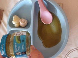 Упаковка пюре гомогенизированного овощного Gerber Кабачок для детей с 6 месяцев 80 г х 6 шт (7613287348043) фото от покупателей 8