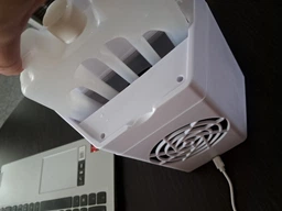 Кондиціонер портативний автономний Arctic Air, персональний USB охолоджувач і зволожувач повітря, компактний безшумний охолоджувач для дому, офісу, дачі, міні-кондиціонер з розпиленням для сну, роботи, дитячої кімнати, A55-R фото від покупців 2