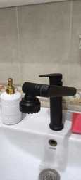 Змішувач трансформер Swiveling Faucet обертовий для ванної кімнати та кухні | Кран універсальний на раковину поворотний Чорний фото від покупців 2